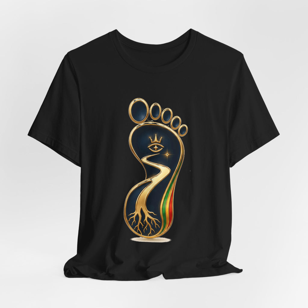 Walk with Purpose. Trod Well. Tee in black — product view 4