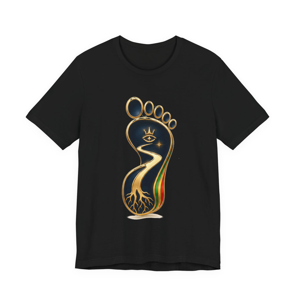 Walk with Purpose. Trod Well. Tee in black — product view 1
